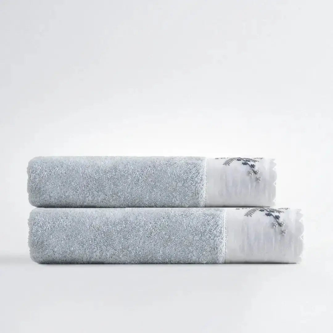 serviettes de bain en coton biologique