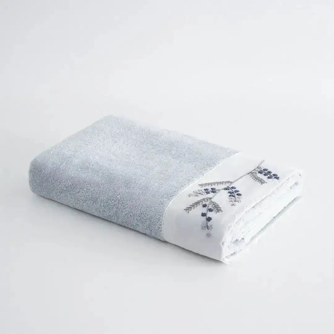 serviettes de bain en coton biologique