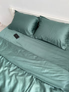 luksusowa pościel satynowa​Pościel Satynowa Petrolowa – 100% Bawełna Turecka, 140g, Luksus Hotelowy - Wivanco Bedding